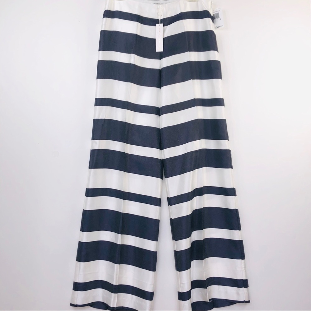 🆕🔥TRINA TURK WIDE LEG STRIPE PANTS. Item# 0055
